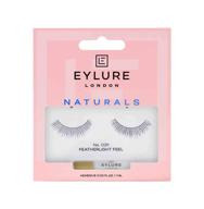 👁️ eylure fake eyelashes, naturals no. 031, reusable, adhesive included, tapered design, 1 pair logo