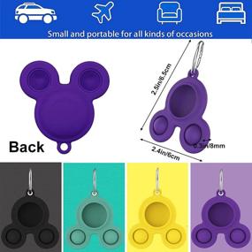 img 3 attached to Keychain CLZWiiN Silicone Children Protective