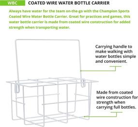 img 3 attached to 🚰 Convenient Champion Sports Wire Water Bottle Carrier: Stay Hydrated on the Go