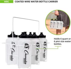 img 2 attached to 🚰 Convenient Champion Sports Wire Water Bottle Carrier: Stay Hydrated on the Go