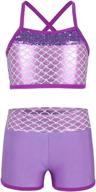 chictry activewear sequins gymnastics lavender логотип