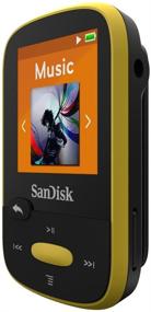 img 3 attached to Yellow SanDisk 8GB Clip Sport MP3 Player with LCD Screen, FM Radio - SDMX24-008G-G46Y