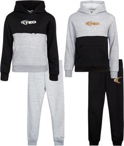 img 4 attached to TKO Boys Sweatsuit Set Performance Sports & Fitness in Team Sports