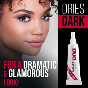 img 3 attached to 💪 DUO Striplash Adhesive: Dark-Tone 0.25 oz, 1-Pack - Easy and Secure Application for Strip Lashes