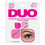 💪 duo striplash adhesive: dark-tone 0.25 oz, 1-pack - easy and secure application for strip lashes logo