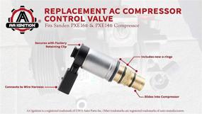 img 1 attached to 💨 AC Compressor Control Solenoid Valve Compatible with Volkswagen, Audi models - Sanden PXE16 PXE14 1K0820803E - VW GTI, Golf, Passat, Tiguan, Jetta TDI, A3 - Compressor Pressure Valve