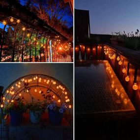 img 2 attached to Enhance Your Outdoor Décor with 2-Pack 100 LED Crystal Globe Solar String Lights – 32FT, 8 Modes, Waterproof – Perfect for Garden, Yard & Parties!