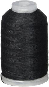 img 1 attached to YLI 21503 BLK Stitch Polyester Thread