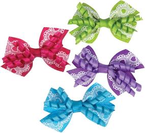 img 2 attached to 🐶 Enhance Your Pup's Style with Aria Gracie Bows for Dogs: 48-Piece Canisters