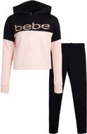 👕 набор джоггеров для девочек bebe: стильная и удобная одежда и активная одежда для девочек логотип