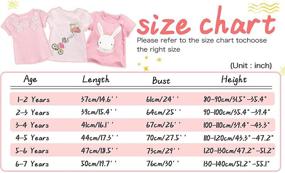 img 1 attached to 👶 Sampheya Baby Girls' Toddler T-Shirts - 2-Pack of Kids Short Sleeve Tees for Stylish Clothing