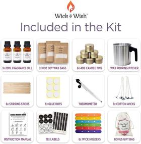 img 2 attached to 🕯️ Wick and Wish Candle Making Kit: A Complete DIY Experience for Adults and Teens - Supplies, Instructions, and Fun Crafts for Beginners