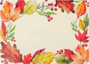 img 3 attached to 🍽️ KAF Home Harvest 12 Inch Placemats