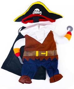 img 2 attached to 🐶 Mikayoo Pet Costume: Pirates of The Caribbean Fashion Suit with Hat - Ideal Halloween Apparel for Dogs & Cats