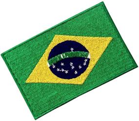 img 1 attached to Brazil National Emblem Patch - Embroidered Brazilian Flag Iron/Sew On