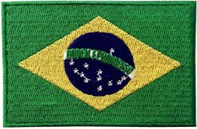 img 4 attached to Brazil National Emblem Patch - Embroidered Brazilian Flag Iron/Sew On