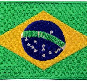 img 3 attached to Brazil National Emblem Patch - Embroidered Brazilian Flag Iron/Sew On