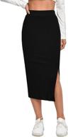 stretchy ribbed bodycon women's clothing and skirts by shein logo