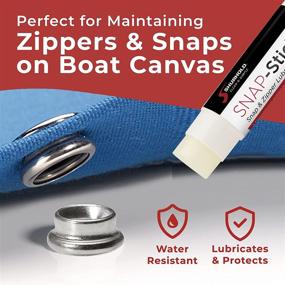 img 1 attached to ⛵️ Shurhold Snap Stick Zipper Lubricant: Easy Application for Boating Accessories (0.45oz)