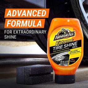 img 1 attached to 🚗 Ultimate Tire and Wheel Shine: Armor All Gel Cleaner for Cars, Trucks, and Motorcycles - 18 Fl Oz, 9938