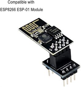 img 1 attached to 📡 MakerFocus 5 шт. адаптер NRF24L01+ ESP8266 ESP-01 для беспроводного передатчика и модуля WiFi: Комплексное решение