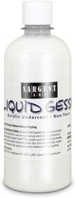 img 3 attached to 🎨 Sargent Art 16oz Gesso: Premium White Surface Primer for Professional Artists
