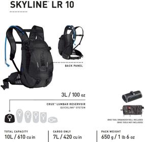 img 2 attached to 💧 CamelBak Skyline LR 10 Hydration Pack 2018 - Ultimate 100oz Water Reservoir