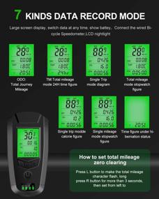 img 1 attached to 🚲 Bike Light Set with Speedometer, Bicycle Headlight and Taillight, USB Rechargeable Bike Computer with Loud Bell, Waterproof, 5 Lighting Modes Flashlight for Hiking, Camping, All Mountain & Road Cycling