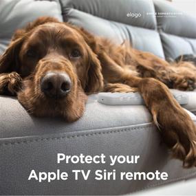 img 3 attached to 📺 Чехол elago R3 для пульта Siri 2-го поколения для Apple TV 2021 - Лямка и полный доступ ко всем функциям - Отличное сцепление, мощное поглощение ударов, защита от падений [Ночной свет голубой]