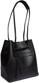 img 3 attached to Pixie Mood Leather Handbag Shoulder