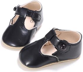 img 3 attached to 👶 Csfry Infant Baby Girl Mary Jane Flats Toddler Shoes: Comfortable & Stylish for Your Little One