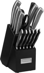 img 4 attached to 🔪 Cuisinart C77SS-15P Graphix Collection: Premium Stainless Steel 15-Piece Cutlery Knife Block Set