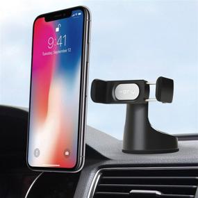 img 3 attached to Kenu Airbase Pro Car Phone Mount: Ultimate Dashboard and Windshield Accessory with 360 Degree Rotation for Latest iPhones, Samsung, and Android Phones