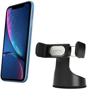 img 4 attached to Kenu Airbase Pro Car Phone Mount: Ultimate Dashboard and Windshield Accessory with 360 Degree Rotation for Latest iPhones, Samsung, and Android Phones