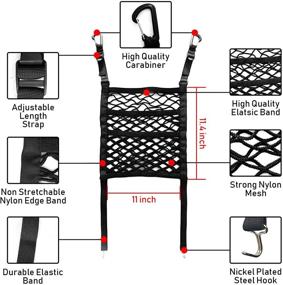 img 3 attached to JOINAP 3-х слойный органайзер-барьер для заднего сиденья.