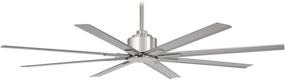 img 4 attached to 🔧 Minka-Aire F896-65-BNW Xtreme H2O 65 Inch Outdoor Ceiling Fan: Brushed Nickel Wet Finish, DC Motor - Ideal for Outdoor Spaces