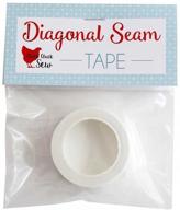 🐔 diagonal seam tape basting for effortless cluck cluck sew projects logo