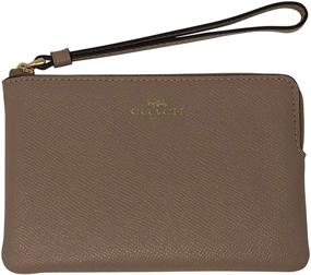 img 3 attached to 👜 Women's Small Corner Wristlet in Black for Handbags & Wallets - Coach Wristlet