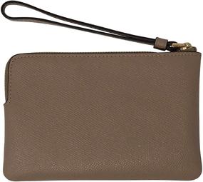 img 2 attached to 👜 Women's Small Corner Wristlet in Black for Handbags & Wallets - Coach Wristlet