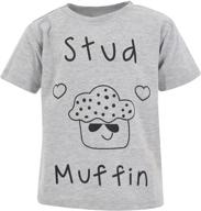 👶 adorable baby boys stud muffin valentine's day shirt - the perfect valentine's day outfit for boys logo