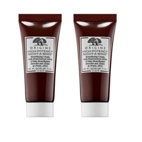 img 1 attached to 💫 Origins High Potency Night A Mins Resurfacing Cream - Deluxe Travel Size 2 Pack (0.5 oz Tube) for Enhanced Skin Revitalization