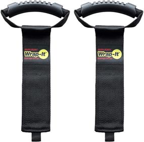 img 3 attached to 🔄 Convenient Wrap Storage Straps for Heavy Duty Usage: Easy Carry Solution