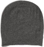 🧢 fishers finery pure cashmere slouchy beanie for men logo