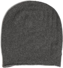 img 2 attached to 🧢 Fishers Finery Pure Cashmere Slouchy Beanie for Men