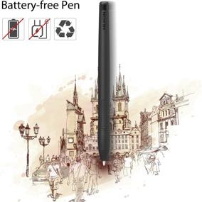 img 3 attached to 🖌️ HUION Inspiroy H430P OSU Graphic Tablet for Students - Battery-Free Stylus, 4 Express Keys, Includes Glove - Mac, PC, and Android Mobile Compatible