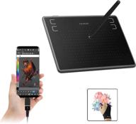 🖌️ huion inspiroy h430p osu graphic tablet for students - battery-free stylus, 4 express keys, includes glove - mac, pc, and android mobile compatible logo
