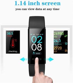 img 3 attached to ⌚ Liebig Smart Watch: Waterproof IP68 Fitness Tracker with Heart Rate Monitor - For Men and Women