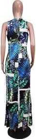 img 2 attached to Bodycon Sleeveless Streetwear Clubwear Colorful Women's Clothing in Dresses