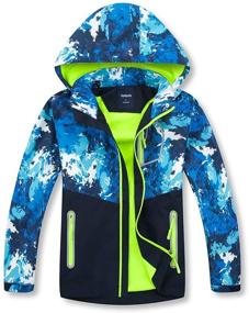 img 4 attached to 🧥 Top-Notch MGEOY Boys' Lightweight Waterproof Raincoats & Windbreakers - Superior Jackets & Coats