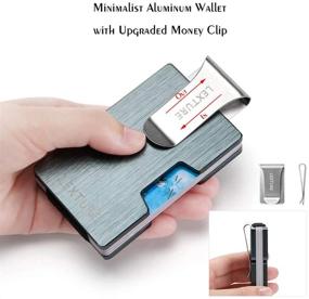 img 1 attached to 💳 Detachable Aluminum Wallet Credit Holder for Men's Accessories with Card Cases and Money Organizers